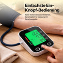 Blutdruckmessgerät für präzise Oberarm-Blutdruck- und Pulsmessung / Sprachansage mit WHO-Bewertung / 2×99 Speicherplätze / Für den Heimgebrauch